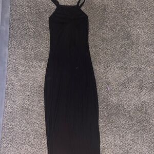 Elegant Black Sleeveless Dress